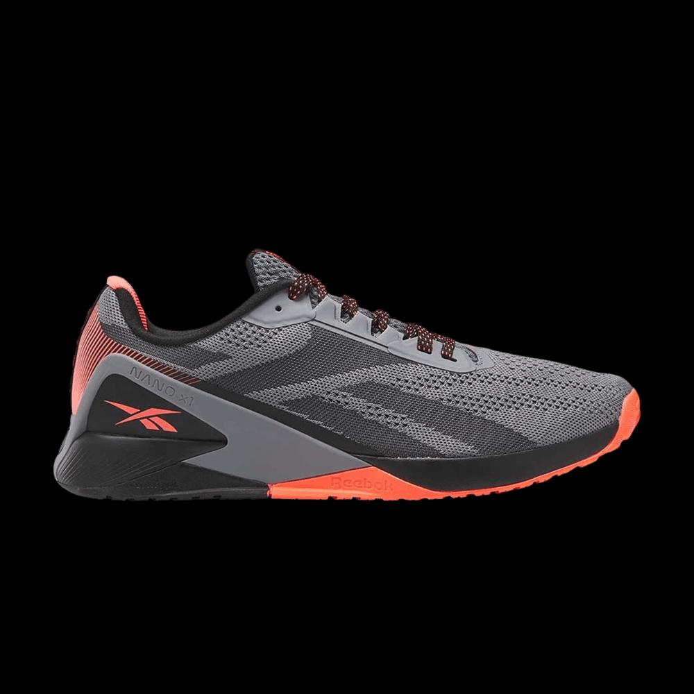 Кроссовки Reebok Nano X1 'Pure Grey Orange Flare' 1