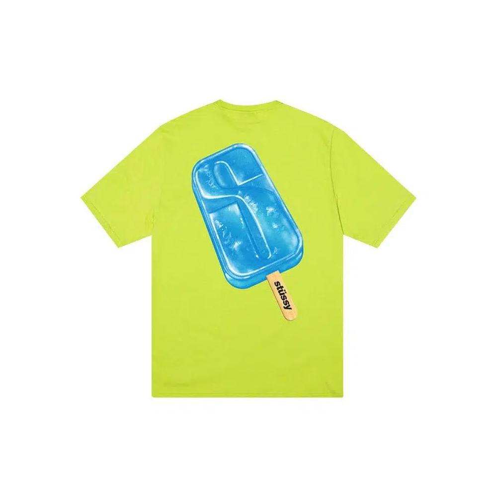 Футболки Stussy Popsicle Tee 'Лайм' 2
