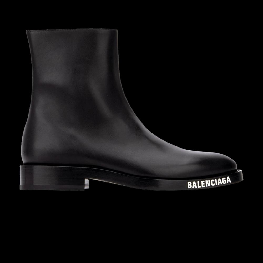 Ботинки Balenciaga Logo Sole Ankle Boot 'Черный' 1