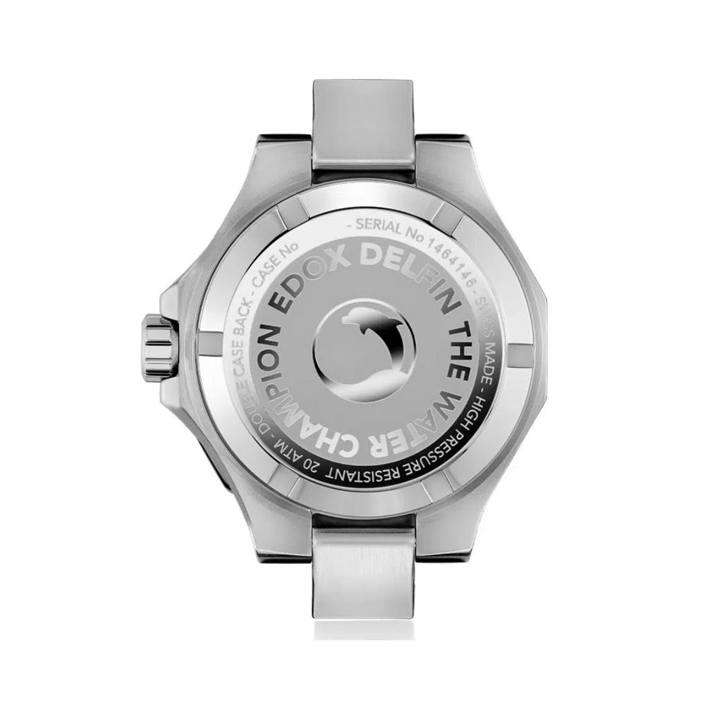 Edox Delfin Day Date Швейцарские автоматические мужские часы (88008-3M-NIN) 2