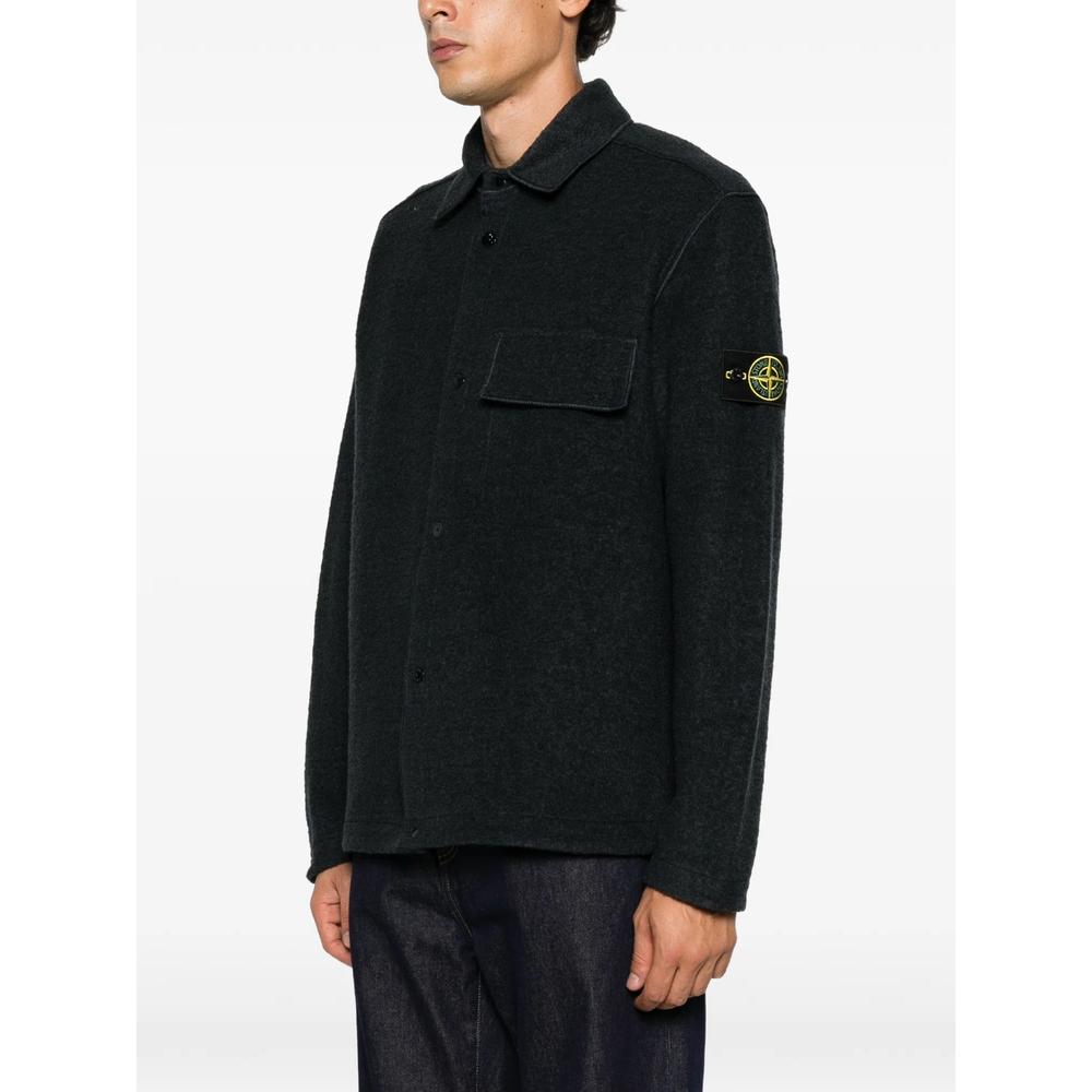 logo-patch overshirt jacket 3