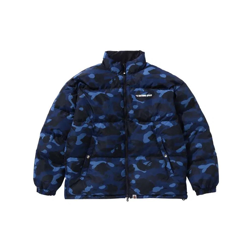 Пуховики BAPE Color Camo Reversible Down Jacket 'Blue' 1