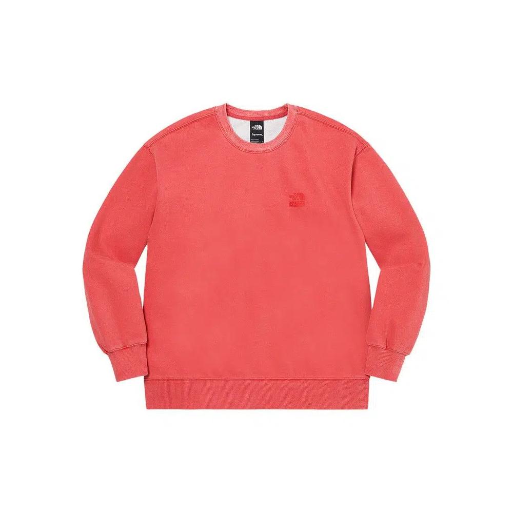 Свитшот Supreme x The North Face Pigment Printed Crewneck 'Red' 1