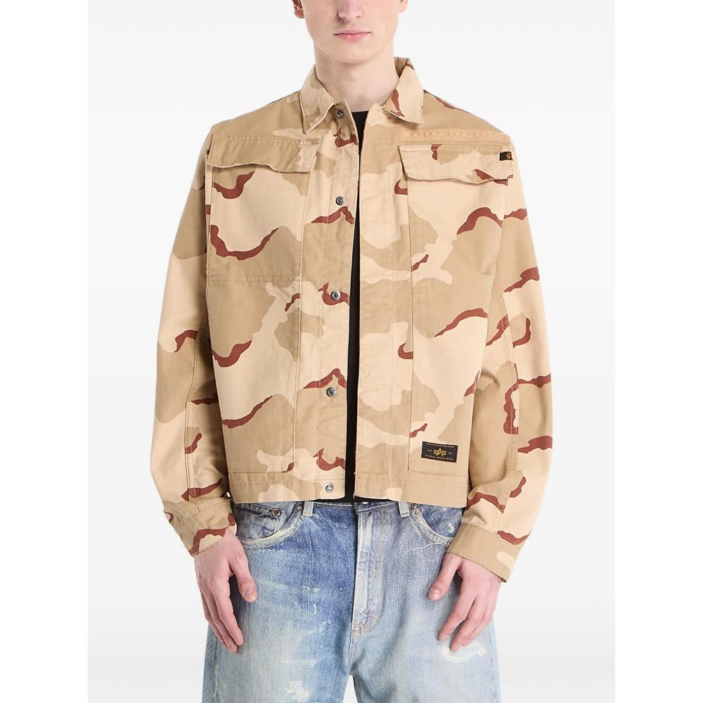 Chore camouflage-print overshirt 1