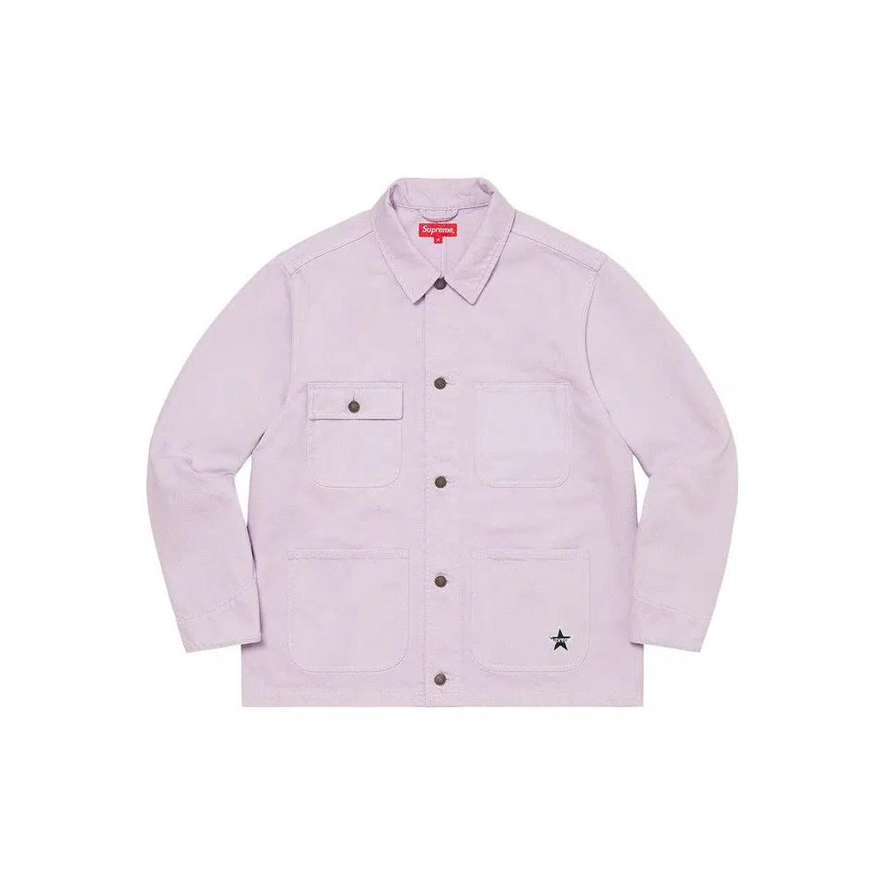 Пальто Supreme Denim Chore Coat 'Лавандовый' 1
