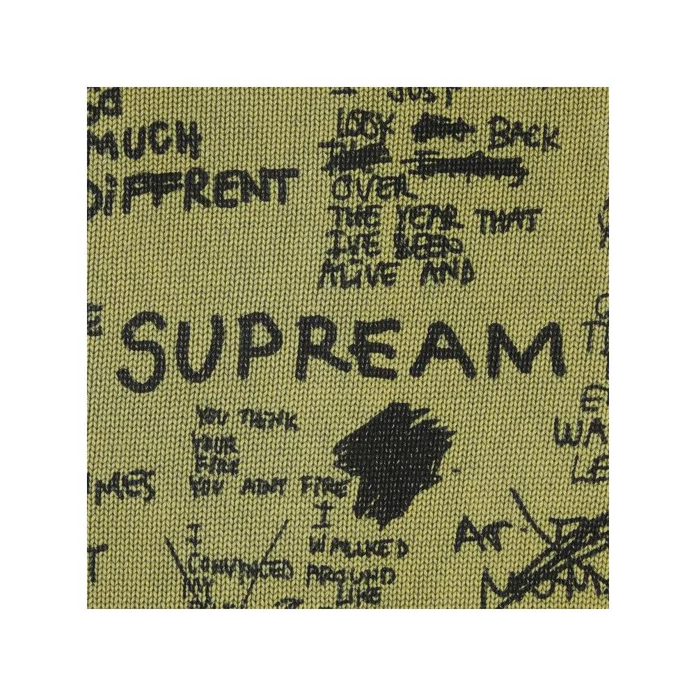 Свитера Supreme Gonz Poems Sweater 'Оливковый' 3