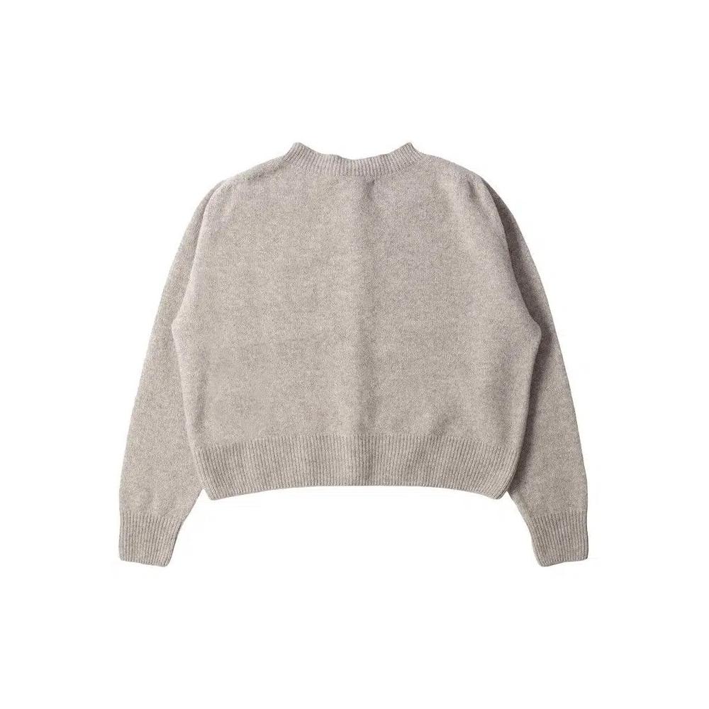 Кардиганы Margaret Howell Small Crew Neck Cardigan 'Natural' 2