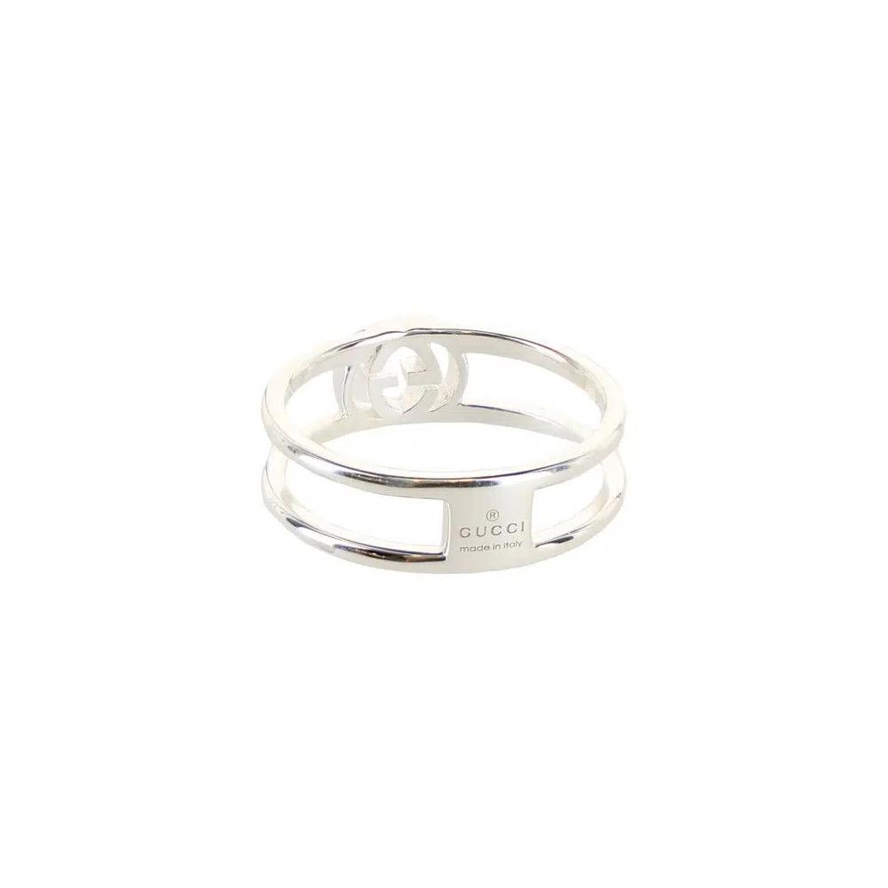 Кольцо Gucci Interlocking G Cutout Silver Ring 'Silver' 2