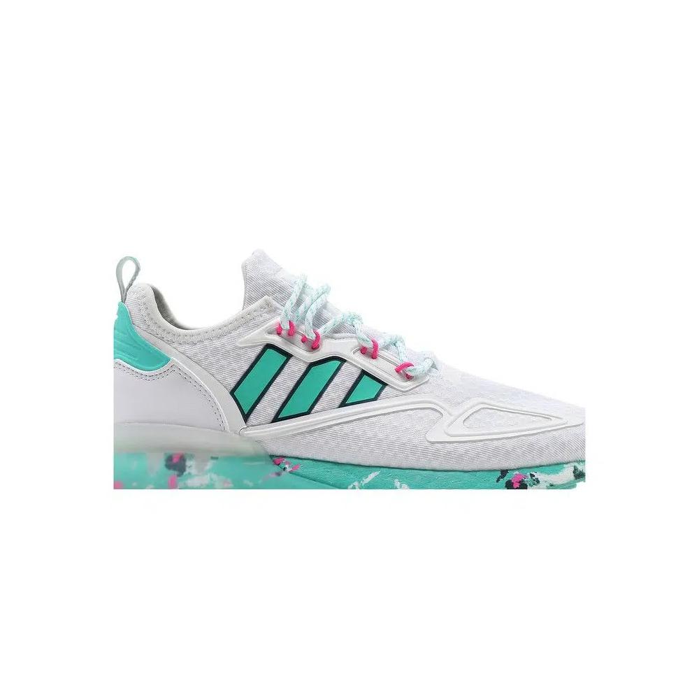 Кроссовки Adidas ZX 2K Boost 'White Active Mint' 2