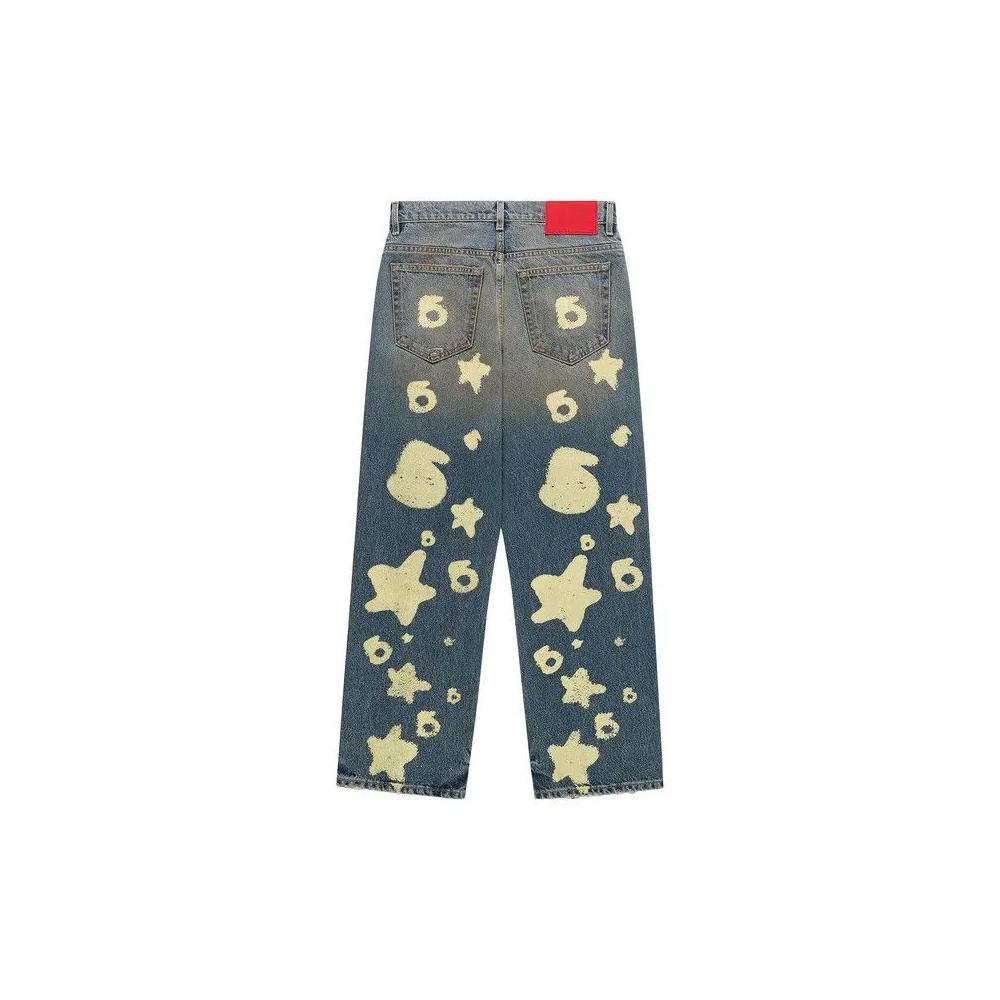 Джинсы Sp5der Beluga Stamp Denim «Indigo» 2