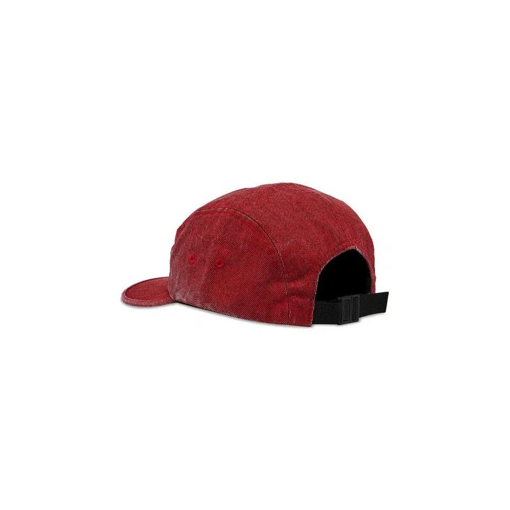 Кепки Supreme Coated Denim Camp Cap 'Red' 3
