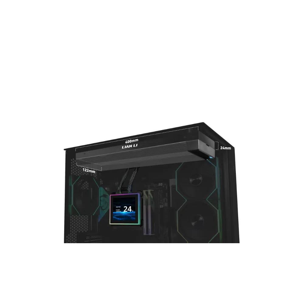LIAN LI Hydroshift II LCD-S 360 Fanless 360mm жидкостный охладитель - Черный 3