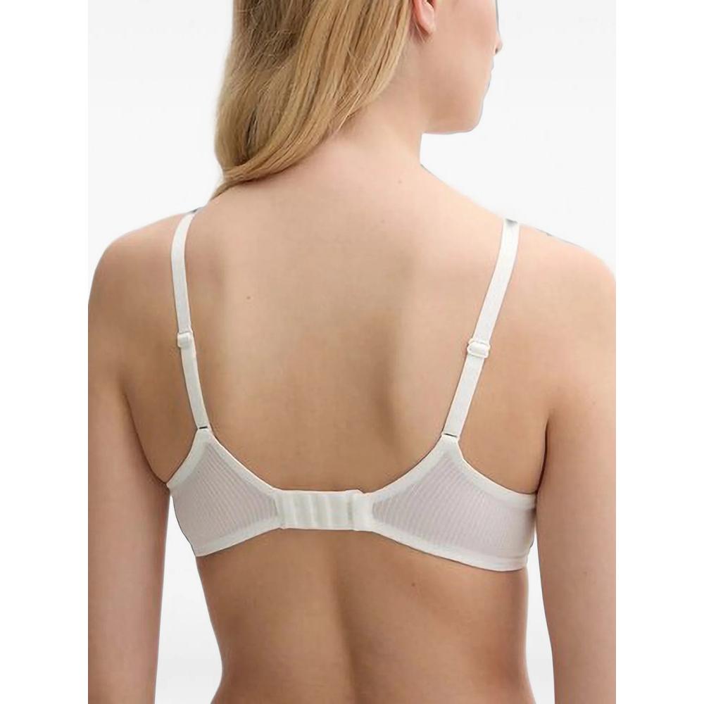 lace-trim ribbed-knit bra 2