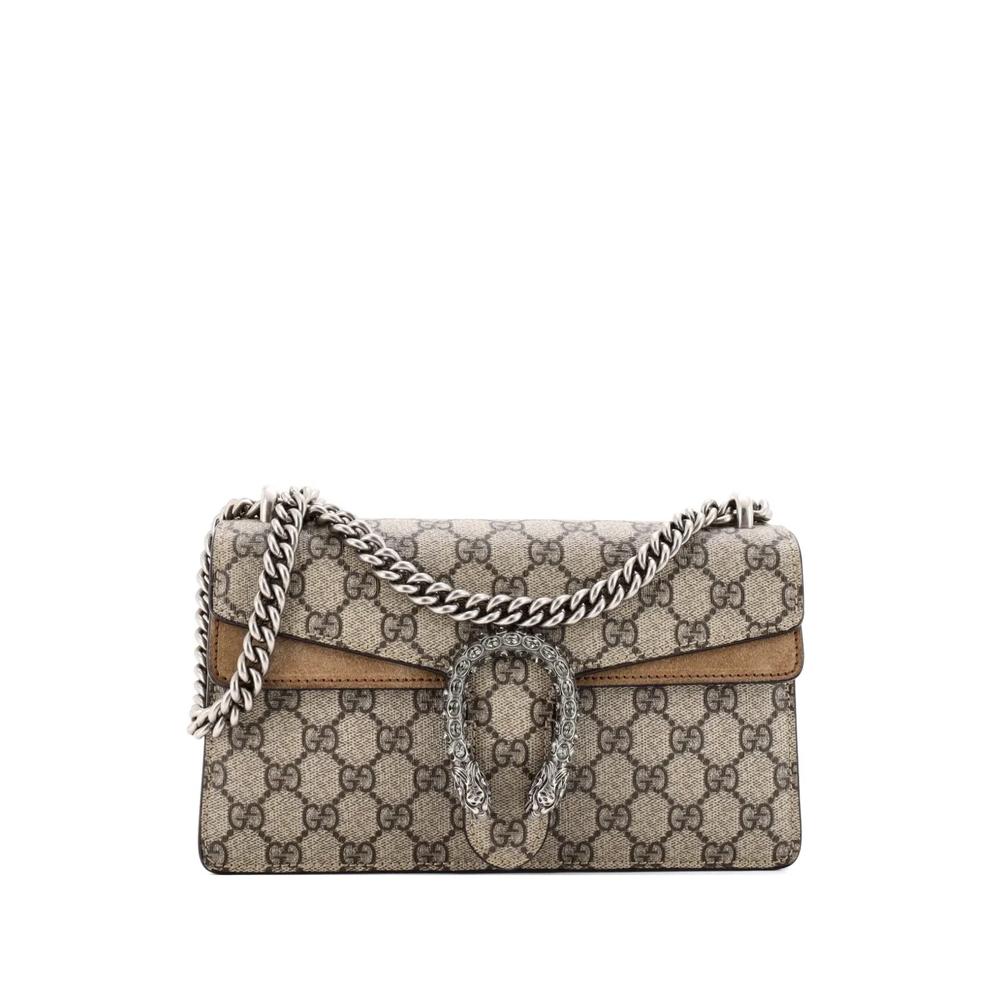 Маленькая сумка на плечо Dionysus Bag GG Crystal Embellished Metal 1