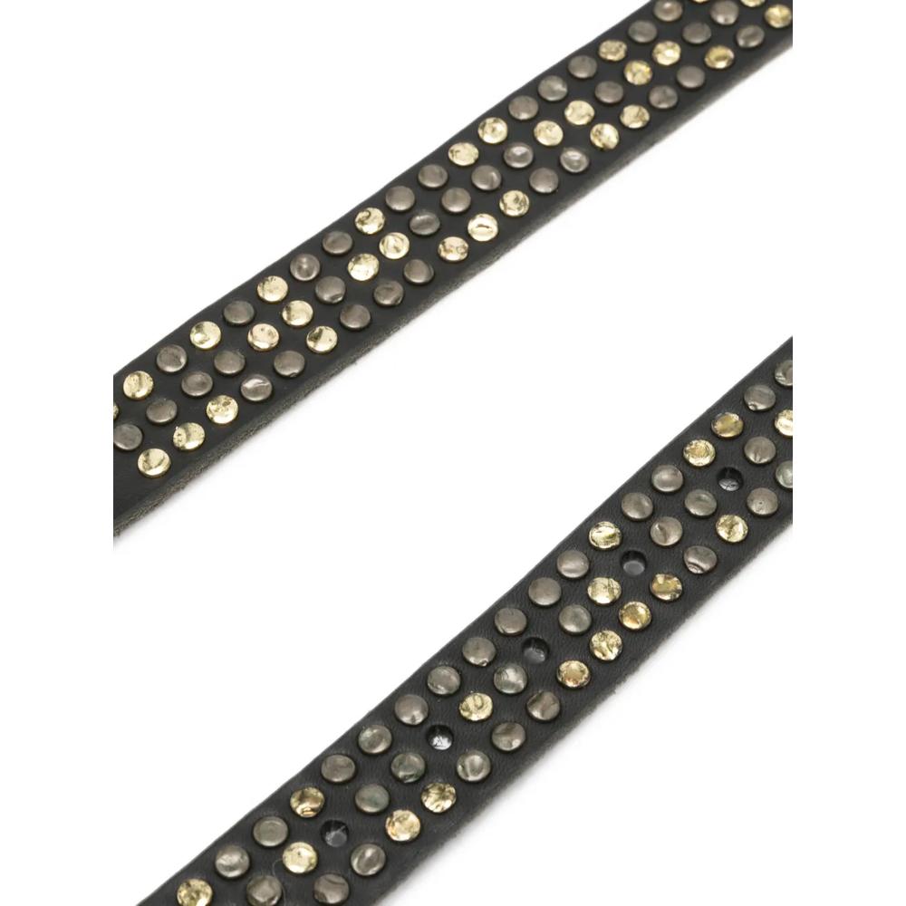 stud-embellished leather belt 3