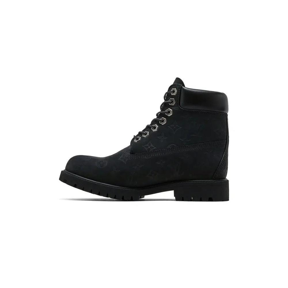 Ботинки Louis Vuitton x Timberland 6 Inch Ankle Boot 'Embossed Monogram - Black' 3