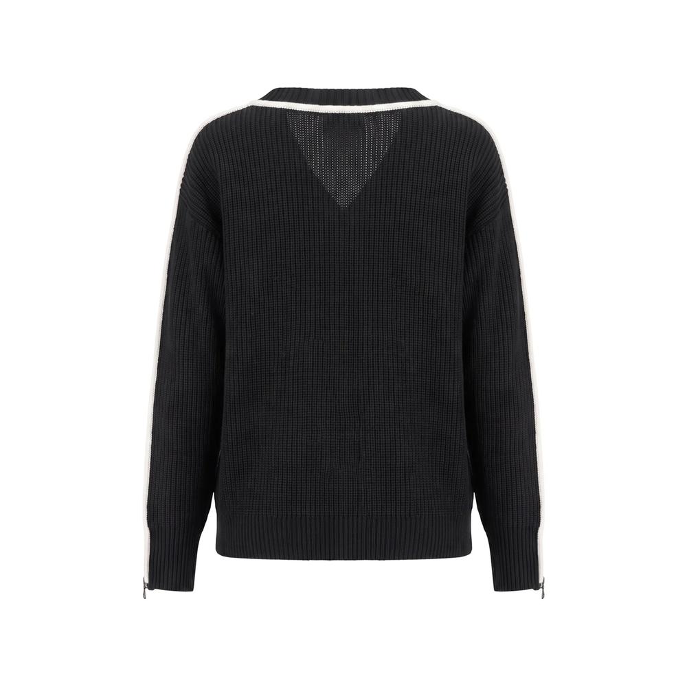 ribbed-knit V-neck sweater 2