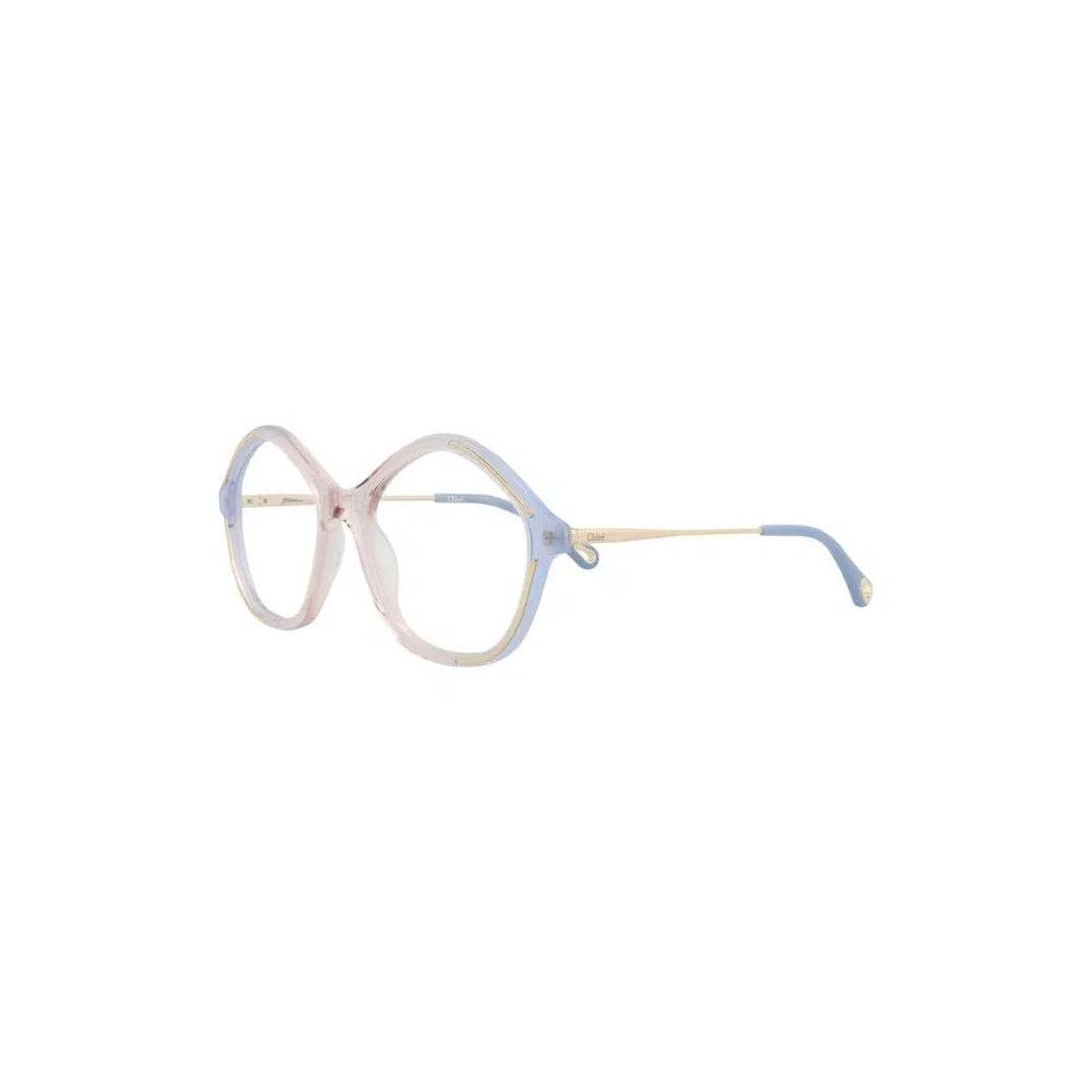Очки Chloé Square Bio Acetate Optical Frames 'Light Blue/Gold' 3