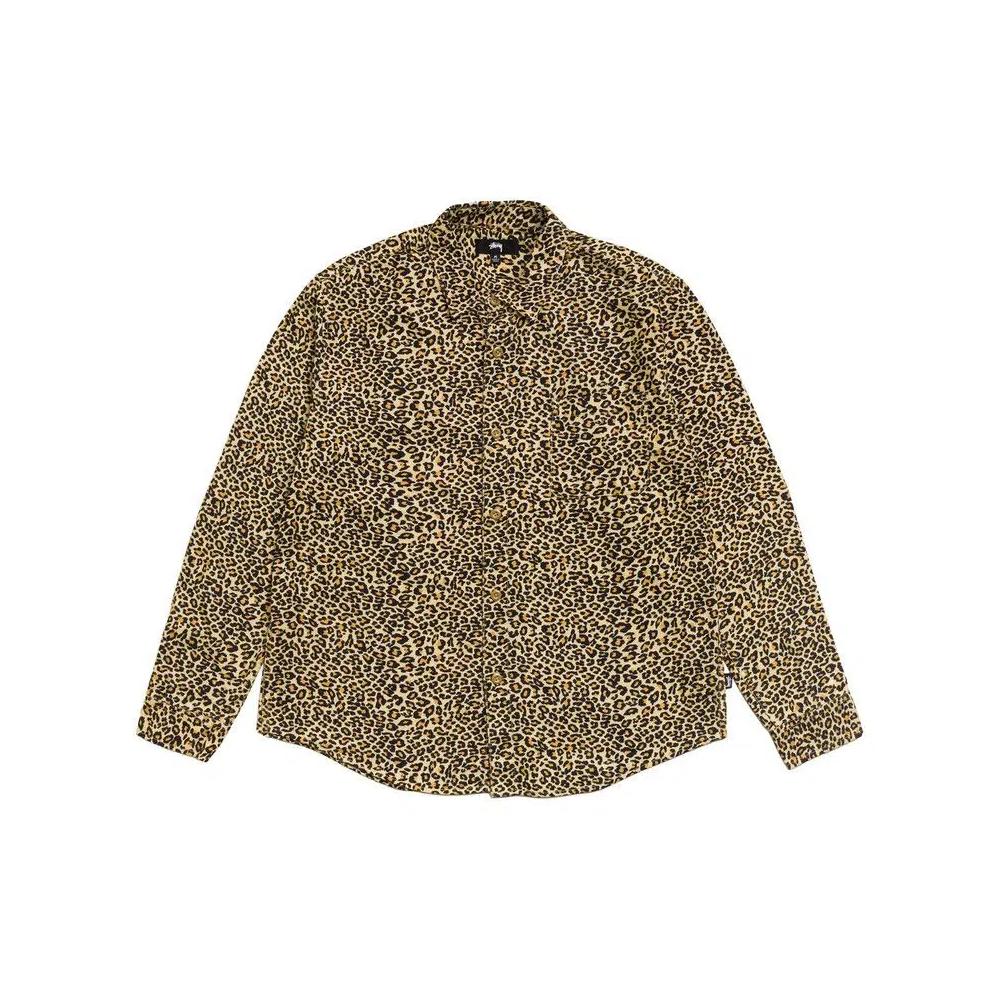 Рубашка Stussy Animal Print Flannel Shirt 'Leopard' 1