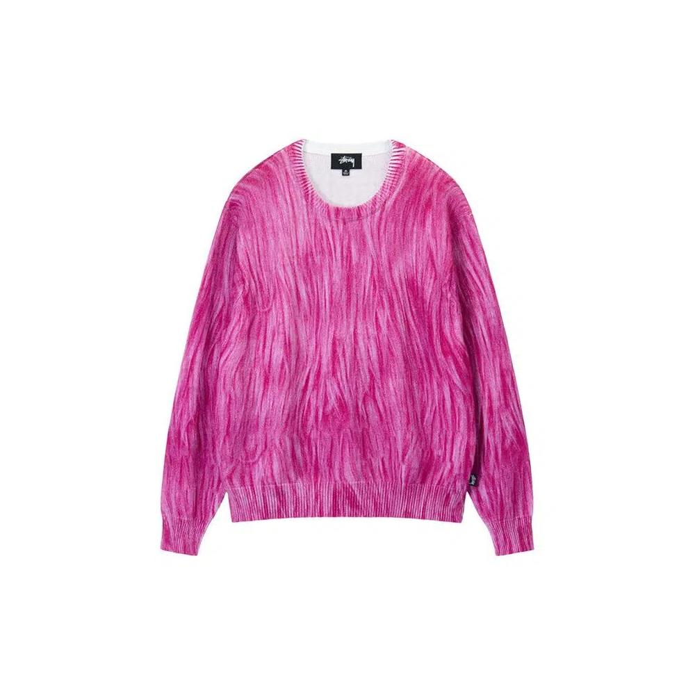 Свитеры Stussy Printed Fur Sweater 'Розовый' 1