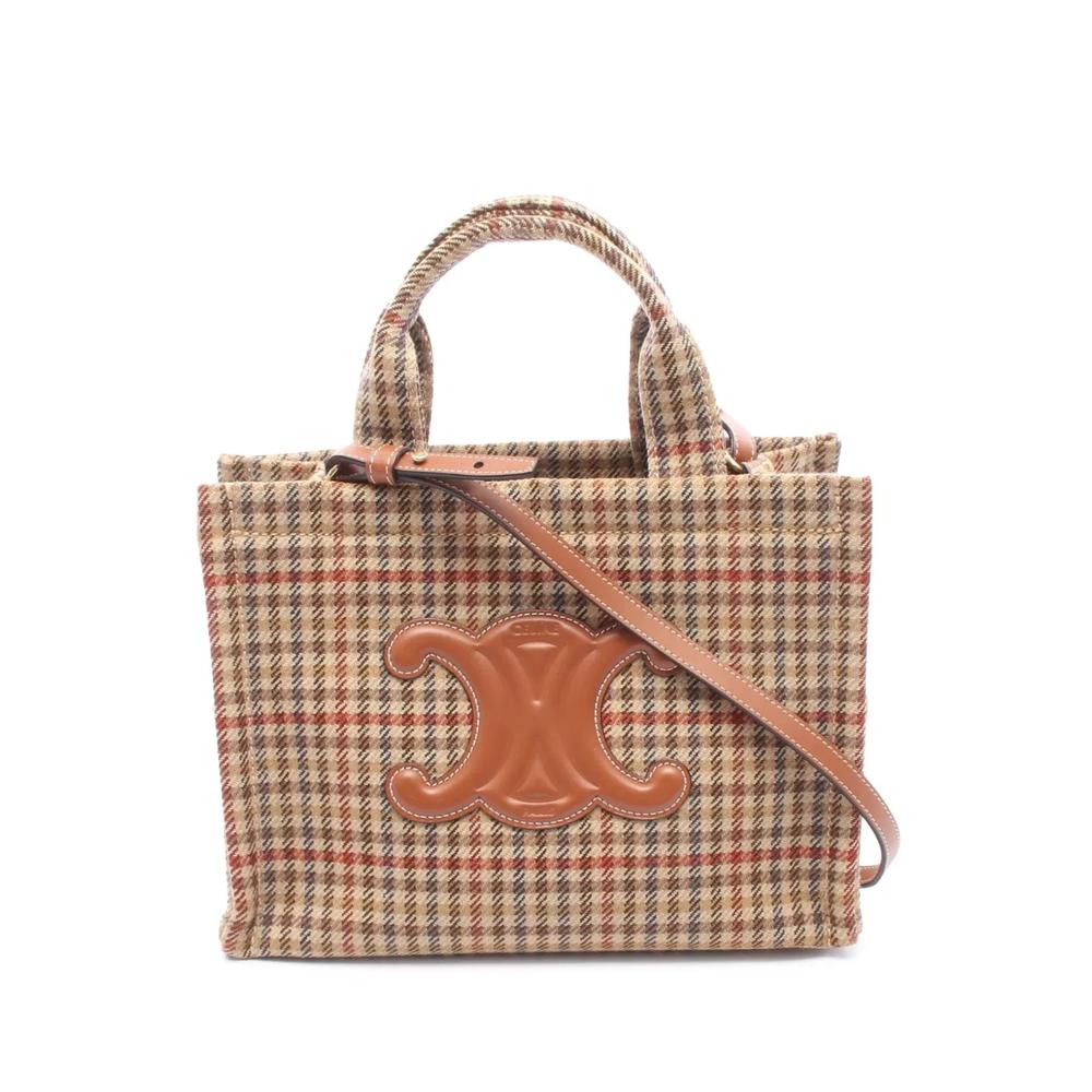 Маленькая сумка-сэтчел Tweed Triomphe Cabas Thais Tote (2010-2026 годы) 1