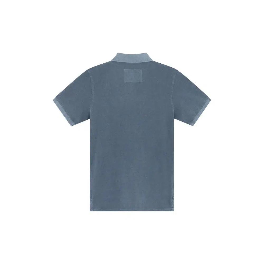 Поло ERL Script Polo T-Shirt 'Navy' 2