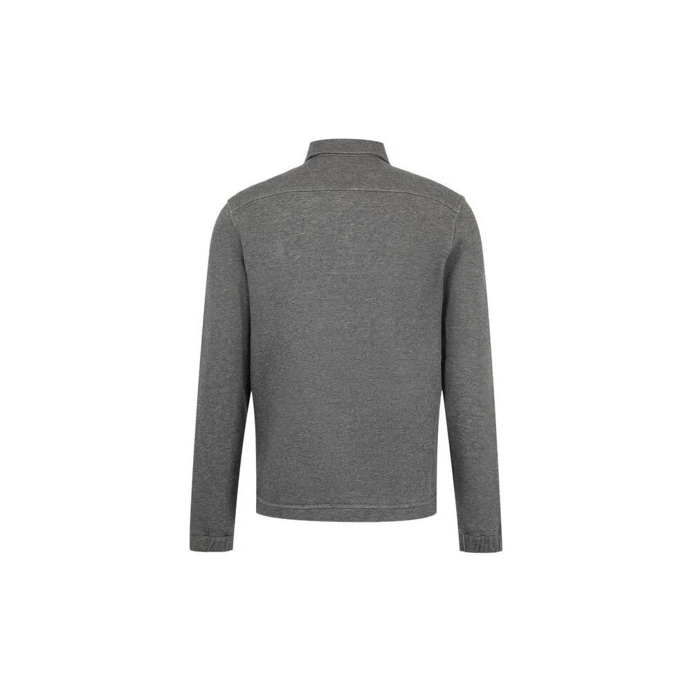 Поло Moncler Long-Sleeve Polo 'Dark Grey' 2