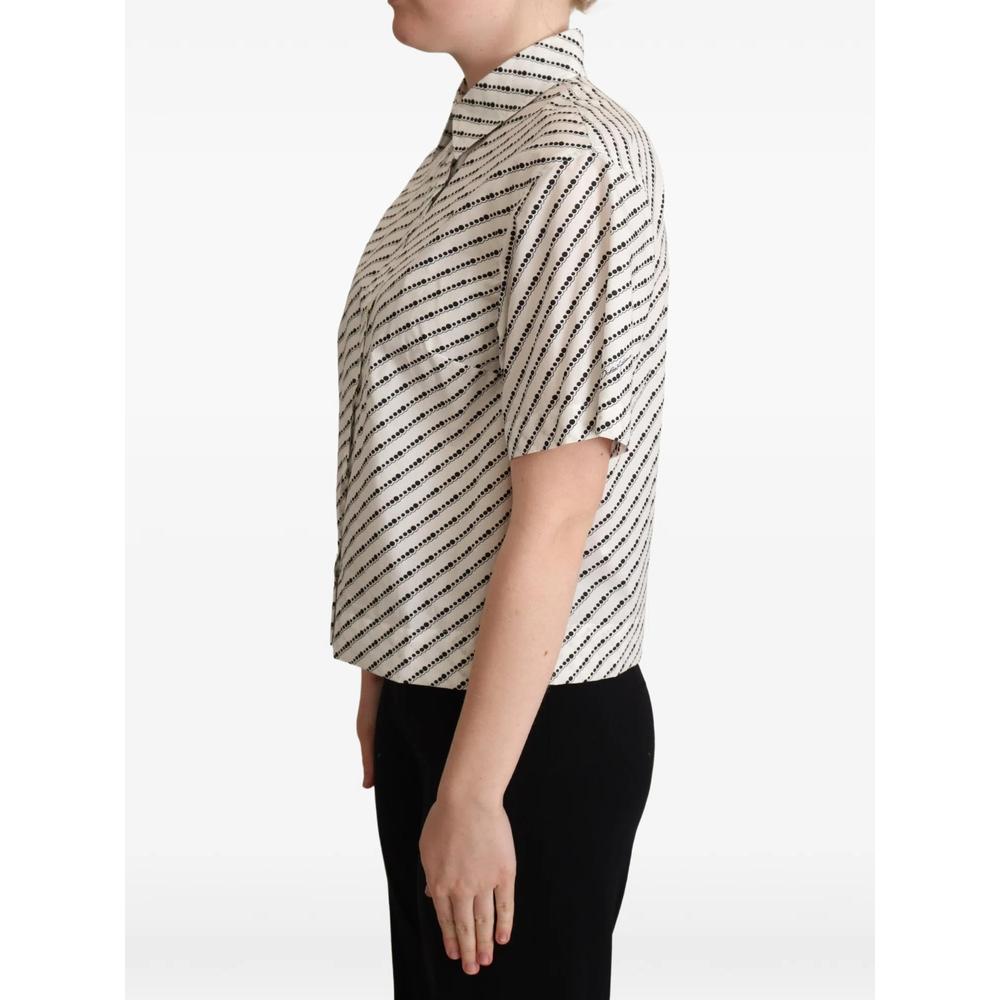 dotted-print short-sleeve shirt 2