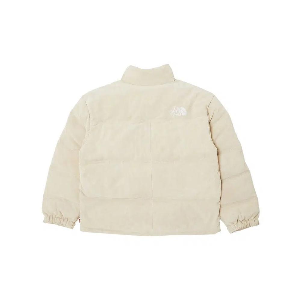 Куртки Supreme x The North Face Suede Nuptse Jacket 'Stone' 2