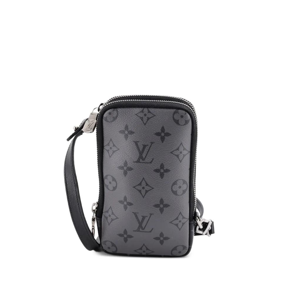 Клатч Double Phone Pouch Reverse Monogram Eclipse Canvas 1