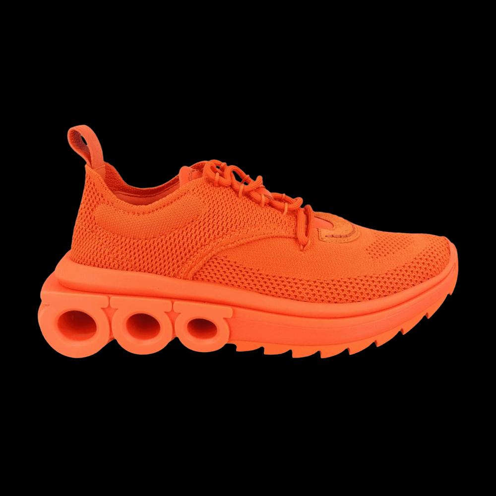 Кроссовки Ferragamo Wmns Nima Knit Low-Top Sneaker 'Orange' 1