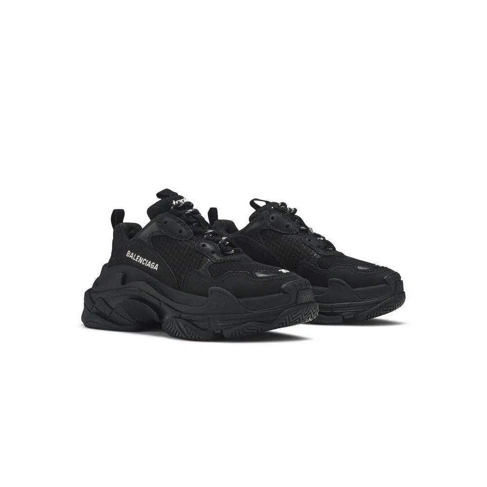 Кроссовки Balenciaga Wmns Triple S 'Black' 2019 8