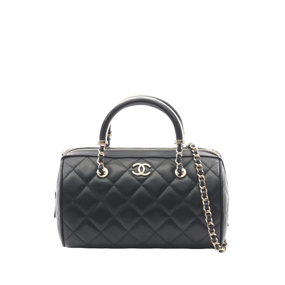 Сумка-сэтчел Mini CC Quilted Lambskin Bowling Bag (2021-2026 годы) 1
