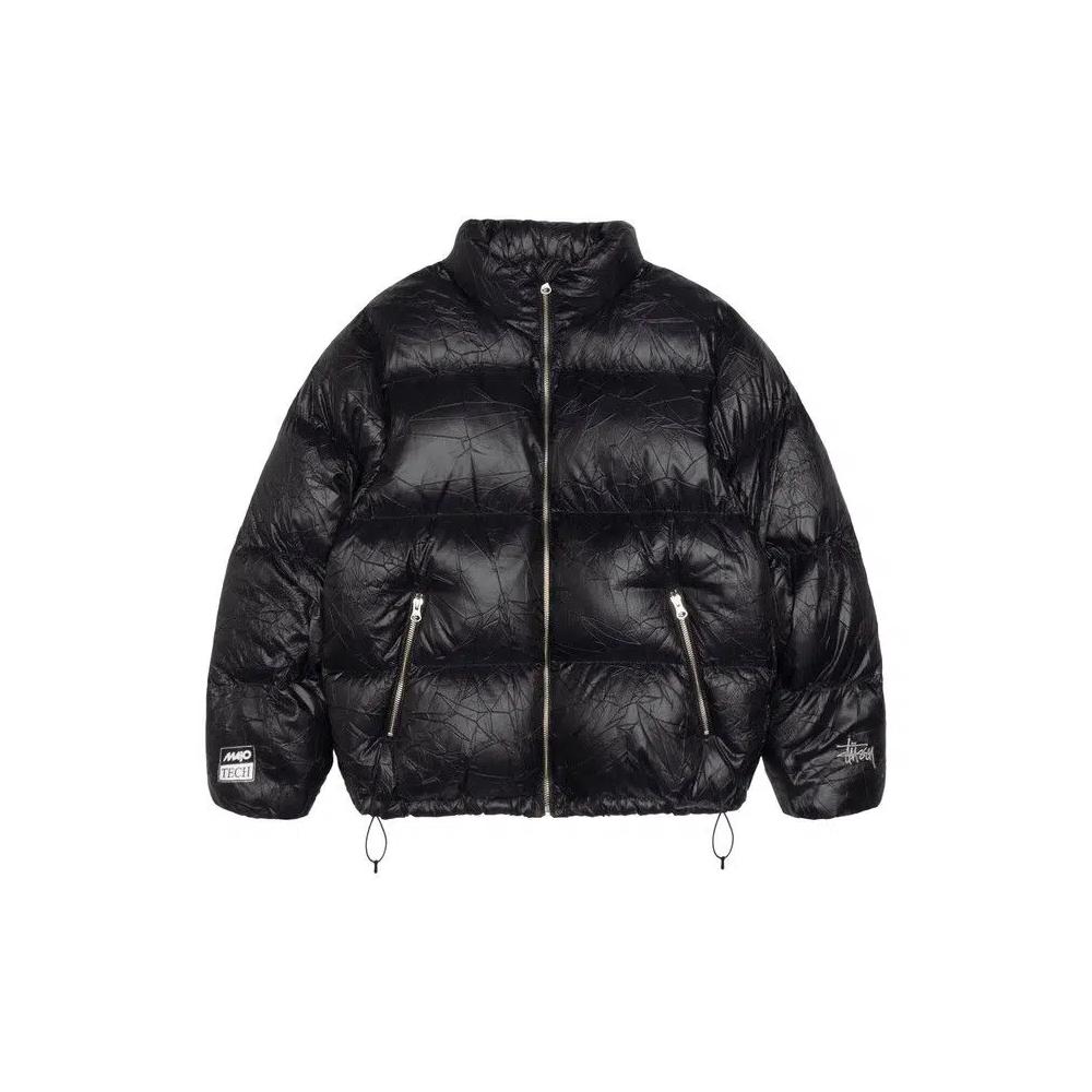 Пуховики Stussy Wrinkled Nylon Down Puffer 'Black' 1