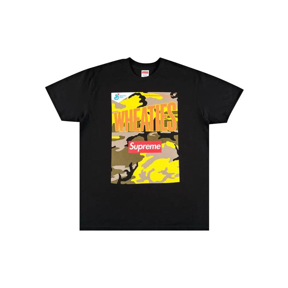 Футболки Supreme x Wheaties Tee 'Черный' 1