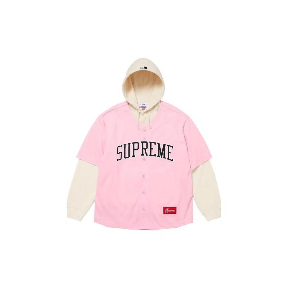 Джерси Supreme x Chicago White Sox Hooded Jersey 'Light Pink' 1