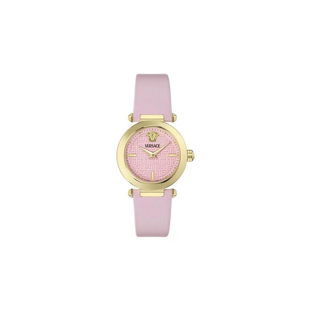 Часы Versace Greek Leather Watch 'Золотой' 1