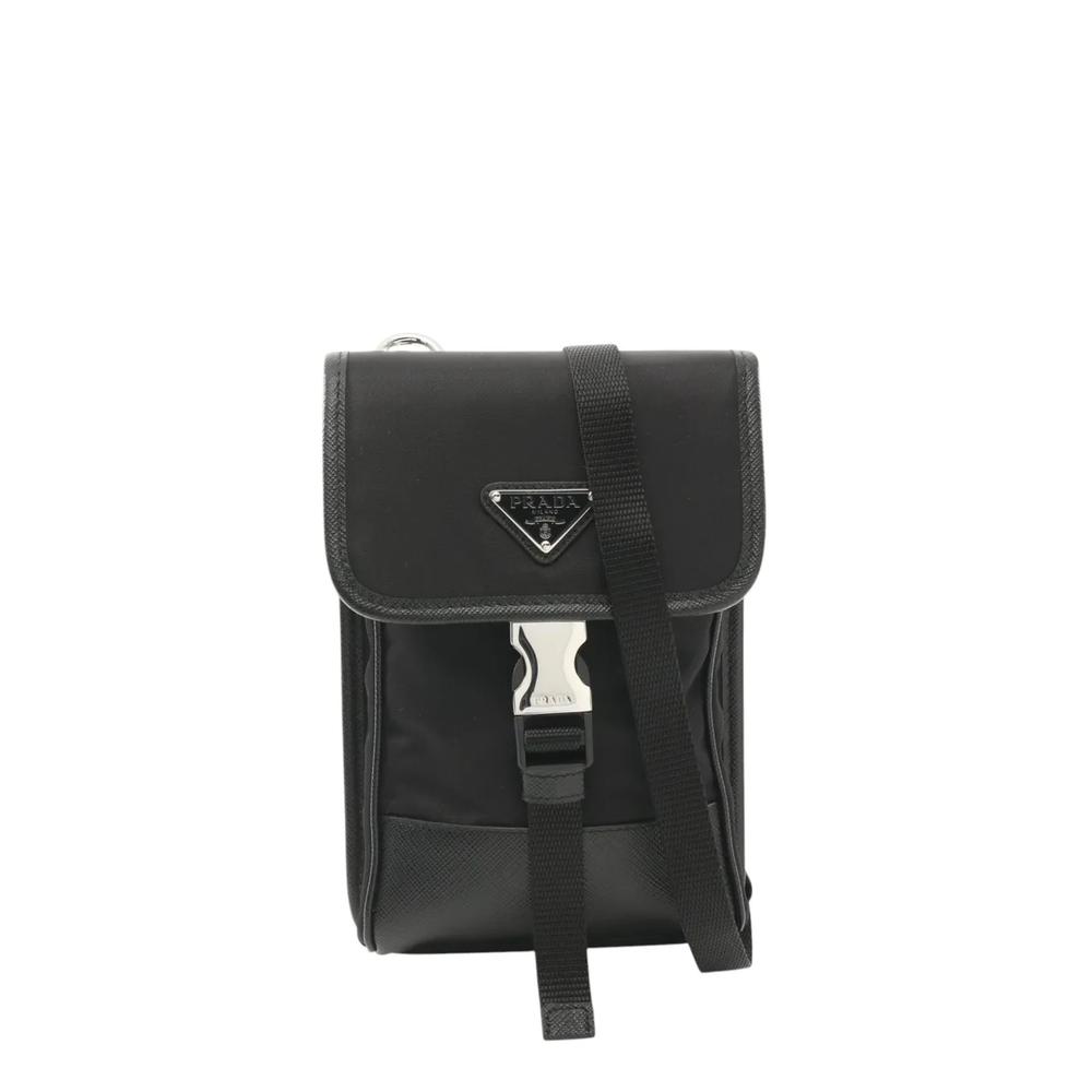 Сумка через плечо Saffiano Trimmed Re Nylon Phone Case (2013-2026 годы) 1