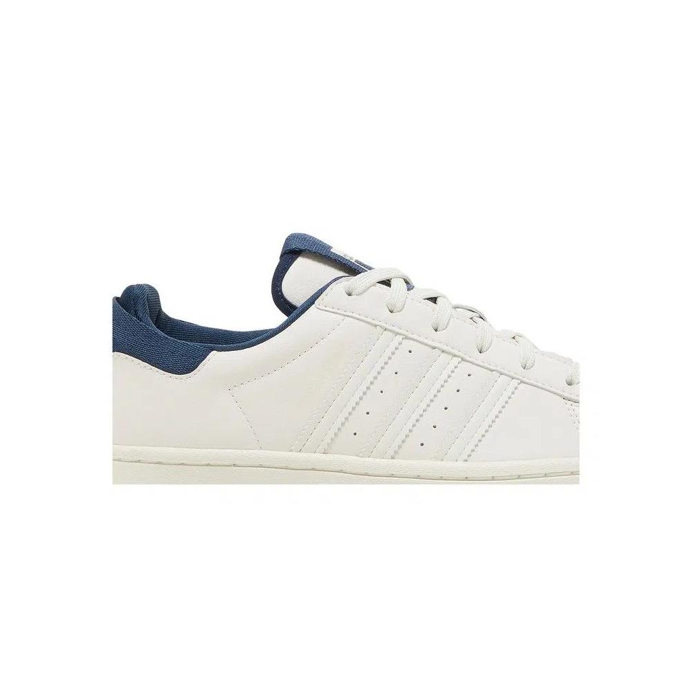 Кроссовки Adidas Superstar J «Chalk White Crew Navy» 2