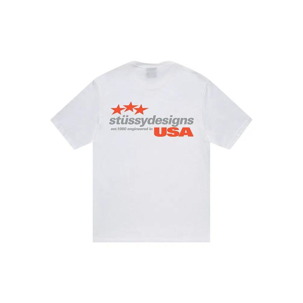 Футболки Stussy Designs USA Tee 'White' 2