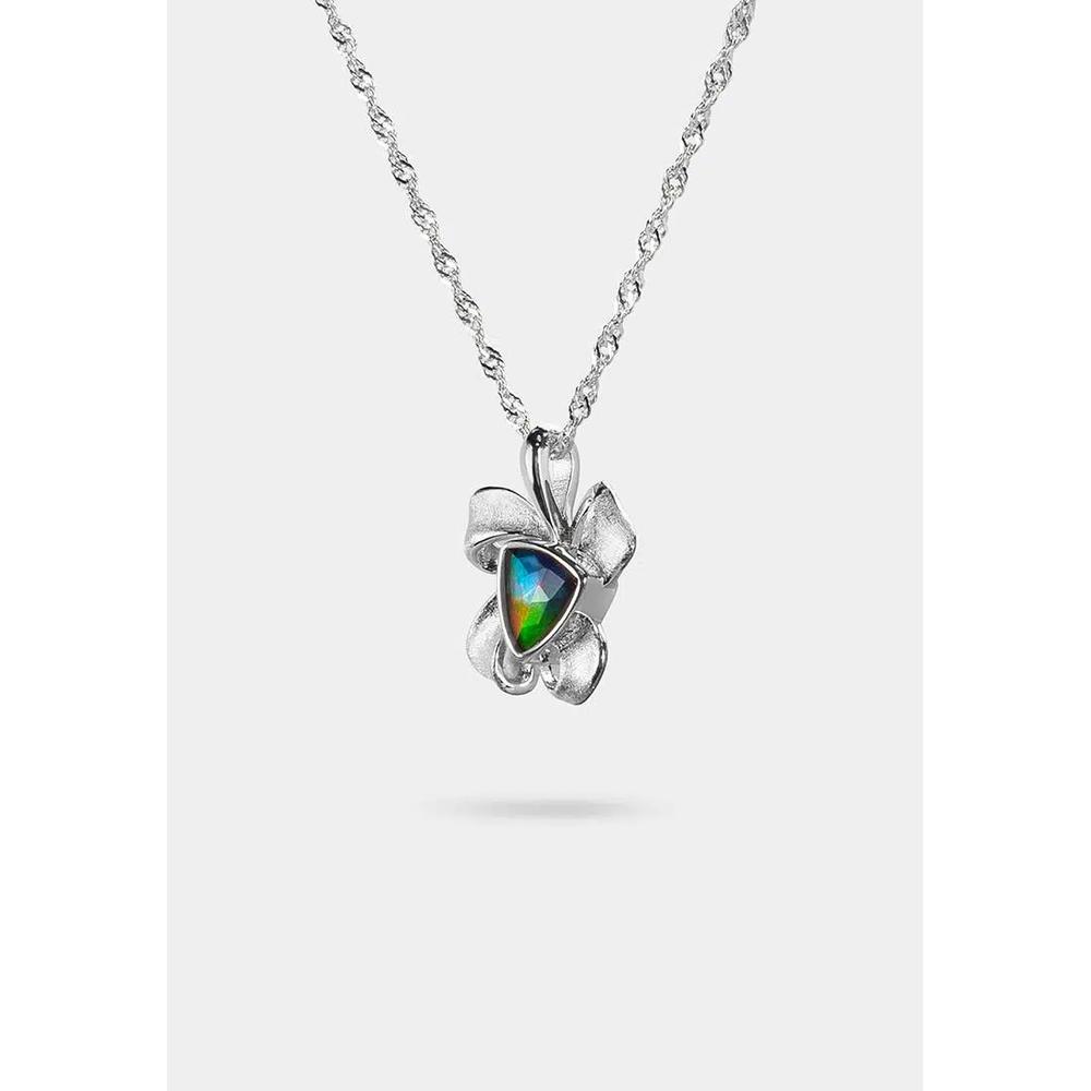 Подвеска Amour Bloom с аммолитом 143 Silver 2