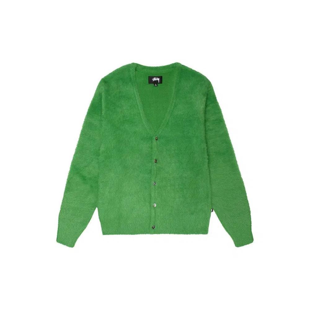 Кардиганы Stussy Shaggy Cardigan 'Зеленый' 1