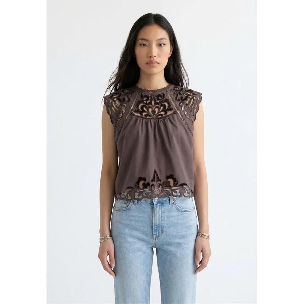Хлопковый топ Broderie Anglaise 1