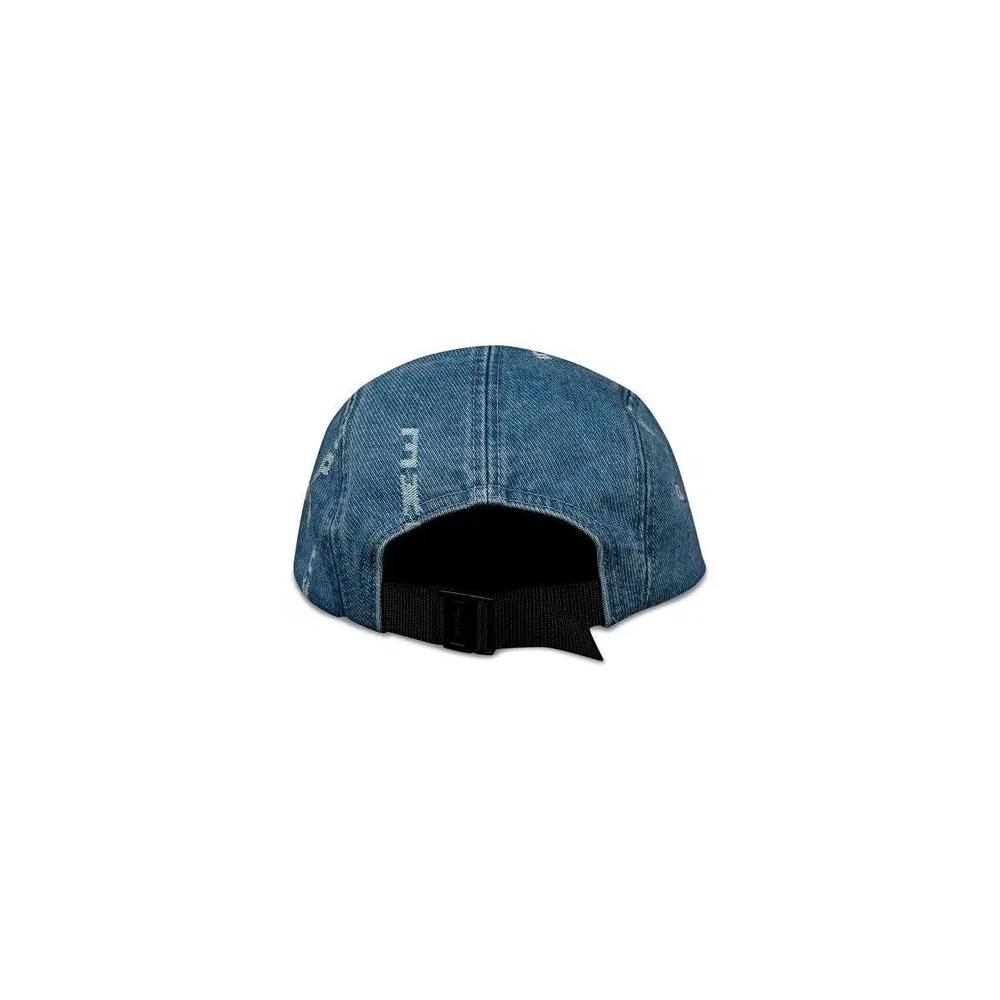 Кепки Supreme Logo Stripe Jacquard Denim Camp Cap 'Blue' 2