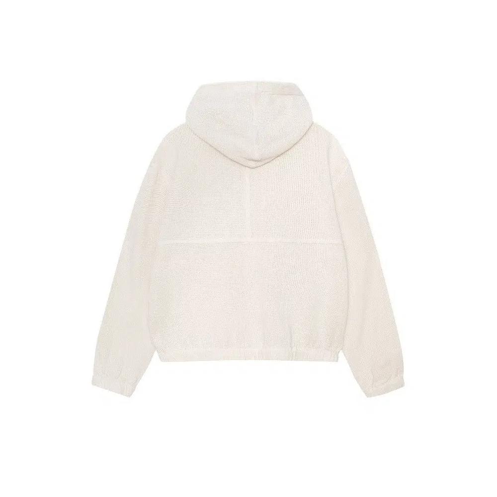 Толстовки на молнии Stussy Mesh Zip Hoodie 'Bone' 2