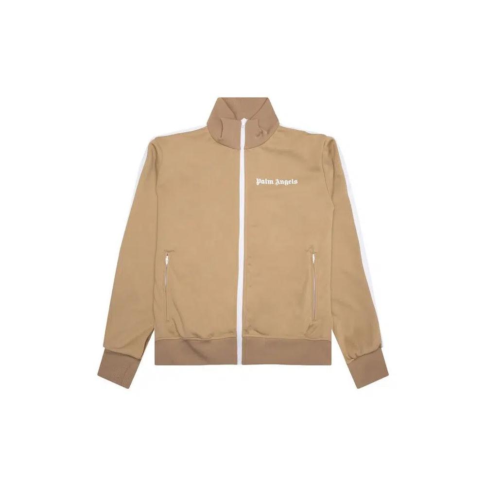 Спортивные куртки Palm Angels Classic Track Jacket 'Бежевый/Белый' 1