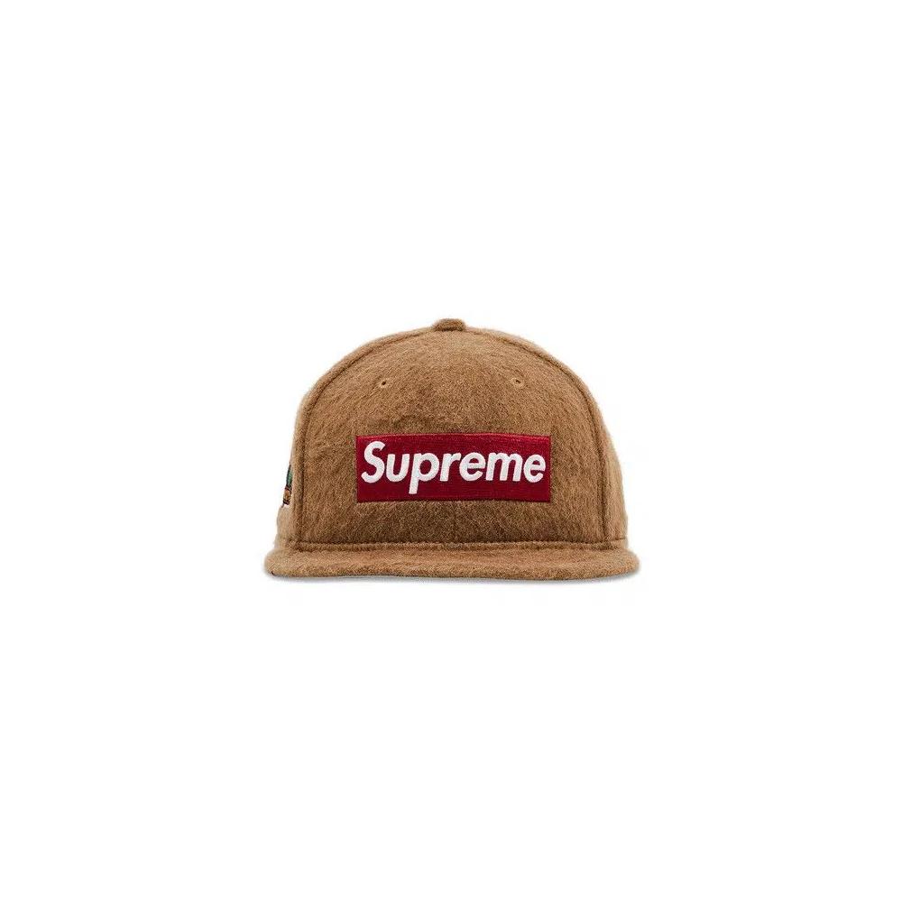 Шапки Supreme Mohair Box Logo New Era 'Camel' 1