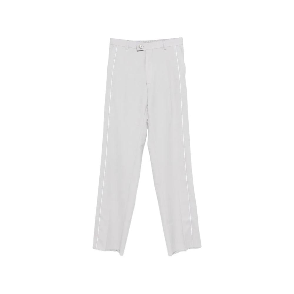 contrasting-border tailored trousers 1