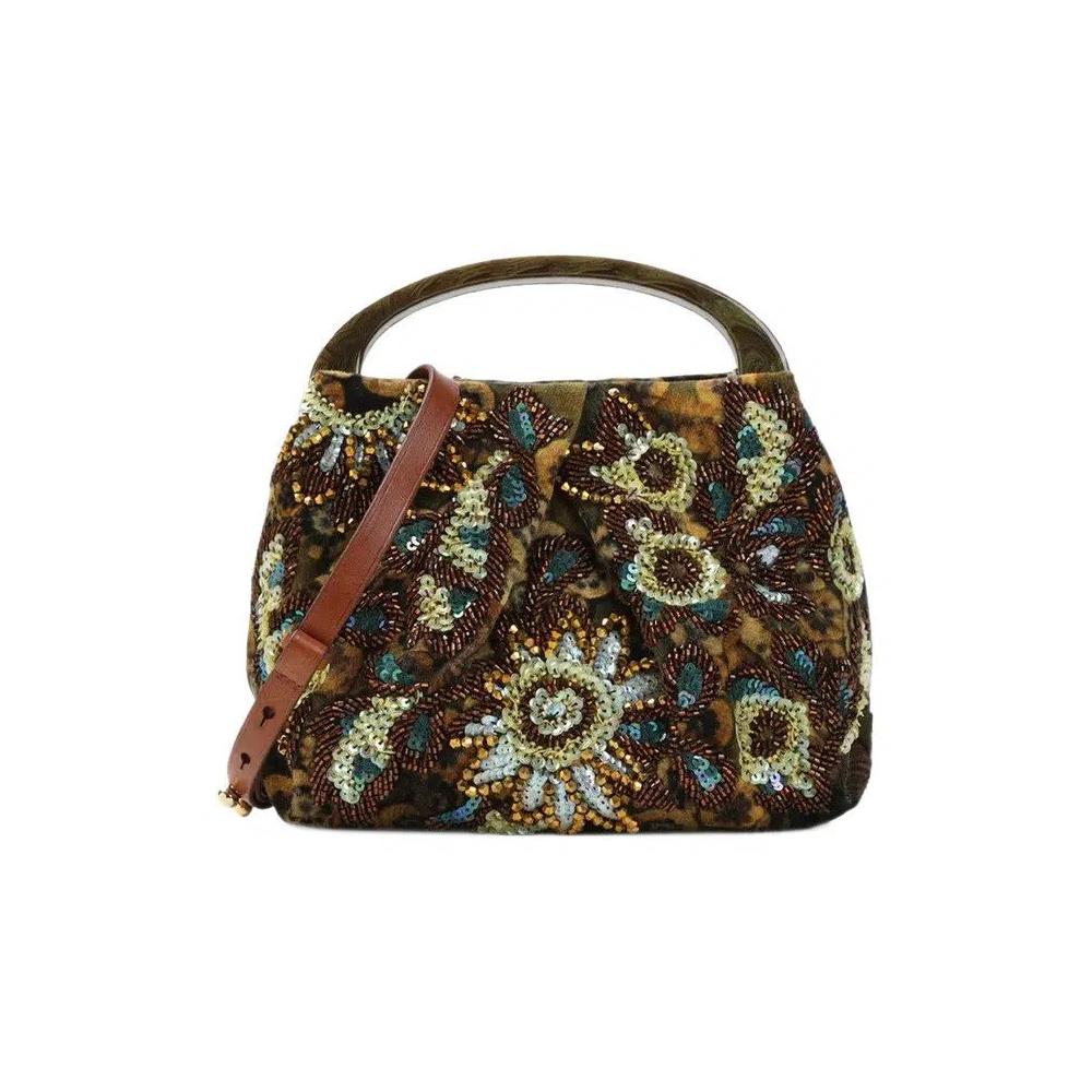 Сумки Dries Van Noten Floral Bag 'Khaki' 1