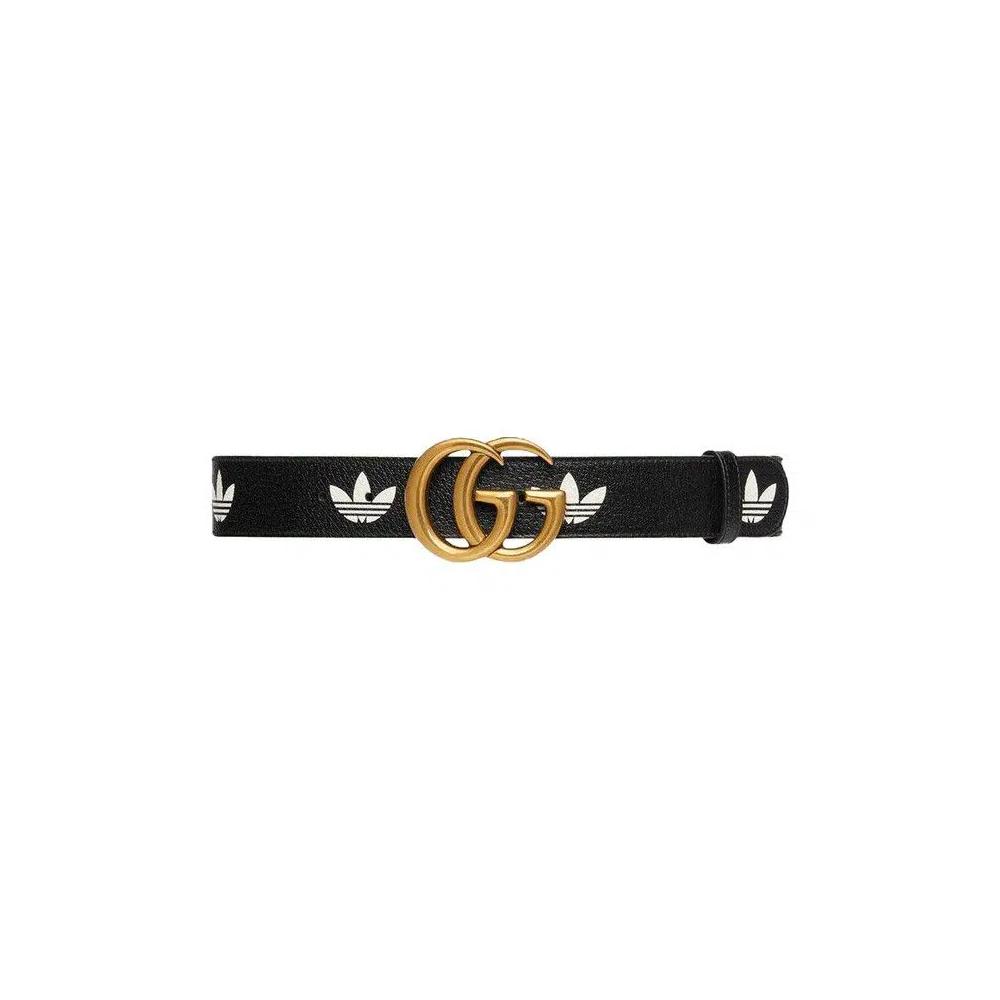 Ремни Gucci x adidas GG Marmont Belt 'Black/White' 1